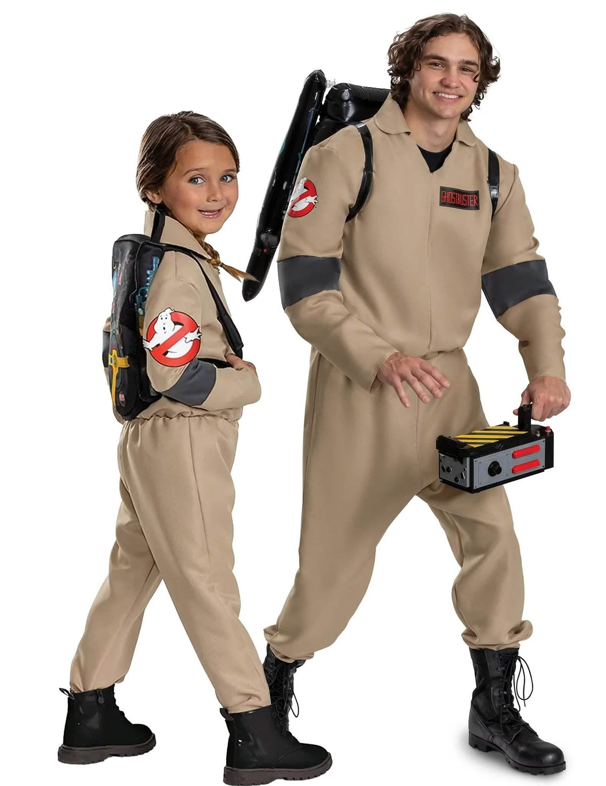 Kostuum voor ouders en kinderen: Ghostbusters™ jager