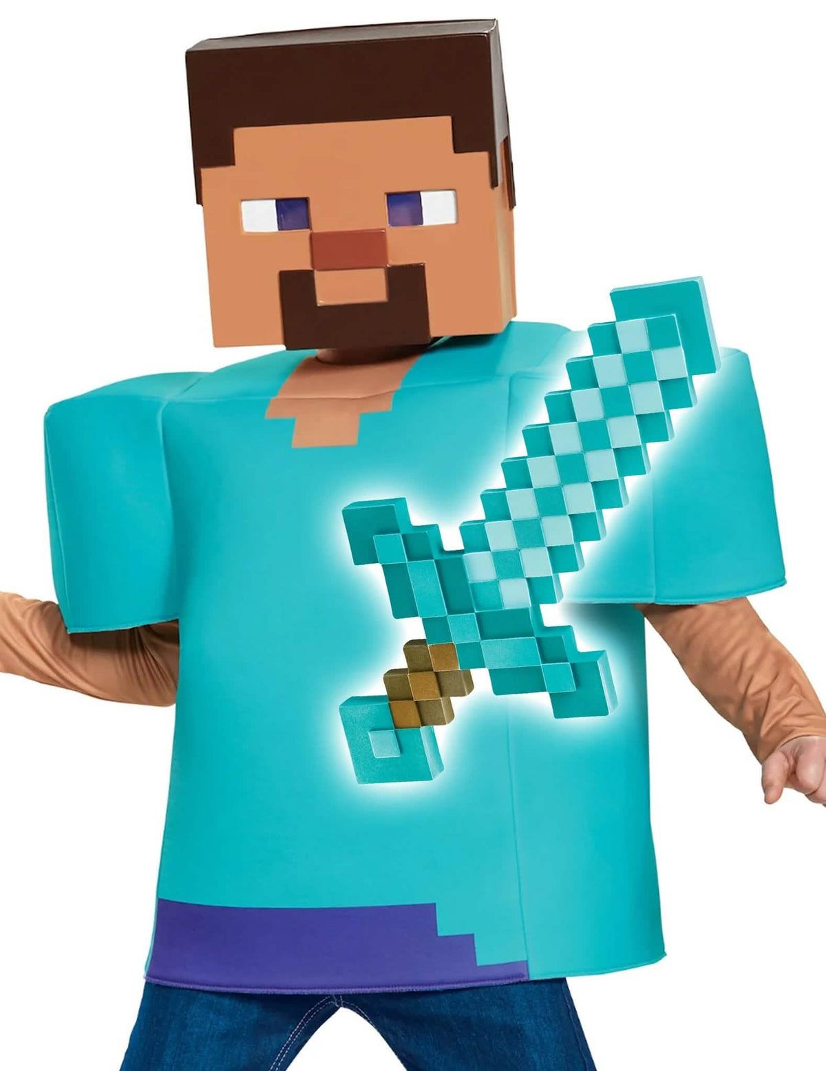 Minecraft™ Steve kostuumset vor kinderen