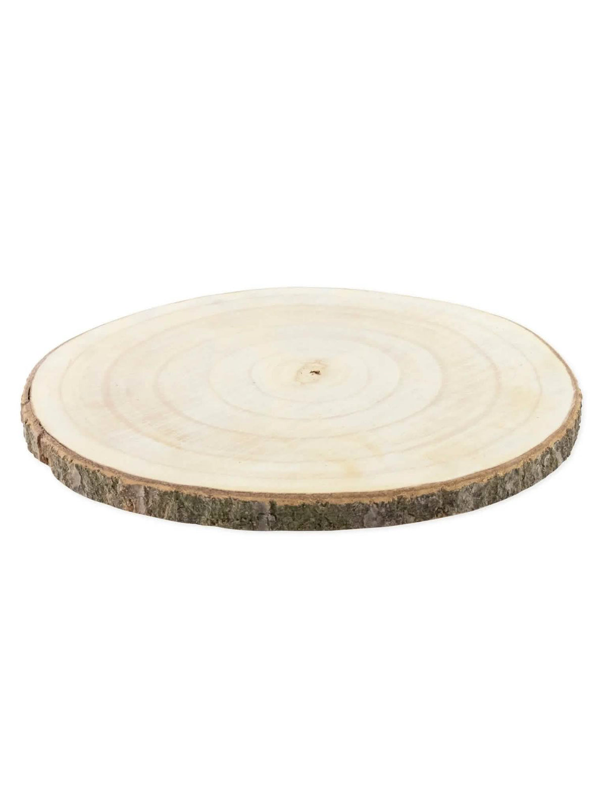 12 natuurlijke houten schijven 28 tot 33 cm