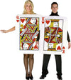 Déguisement couple cartes roi et reine de coeur