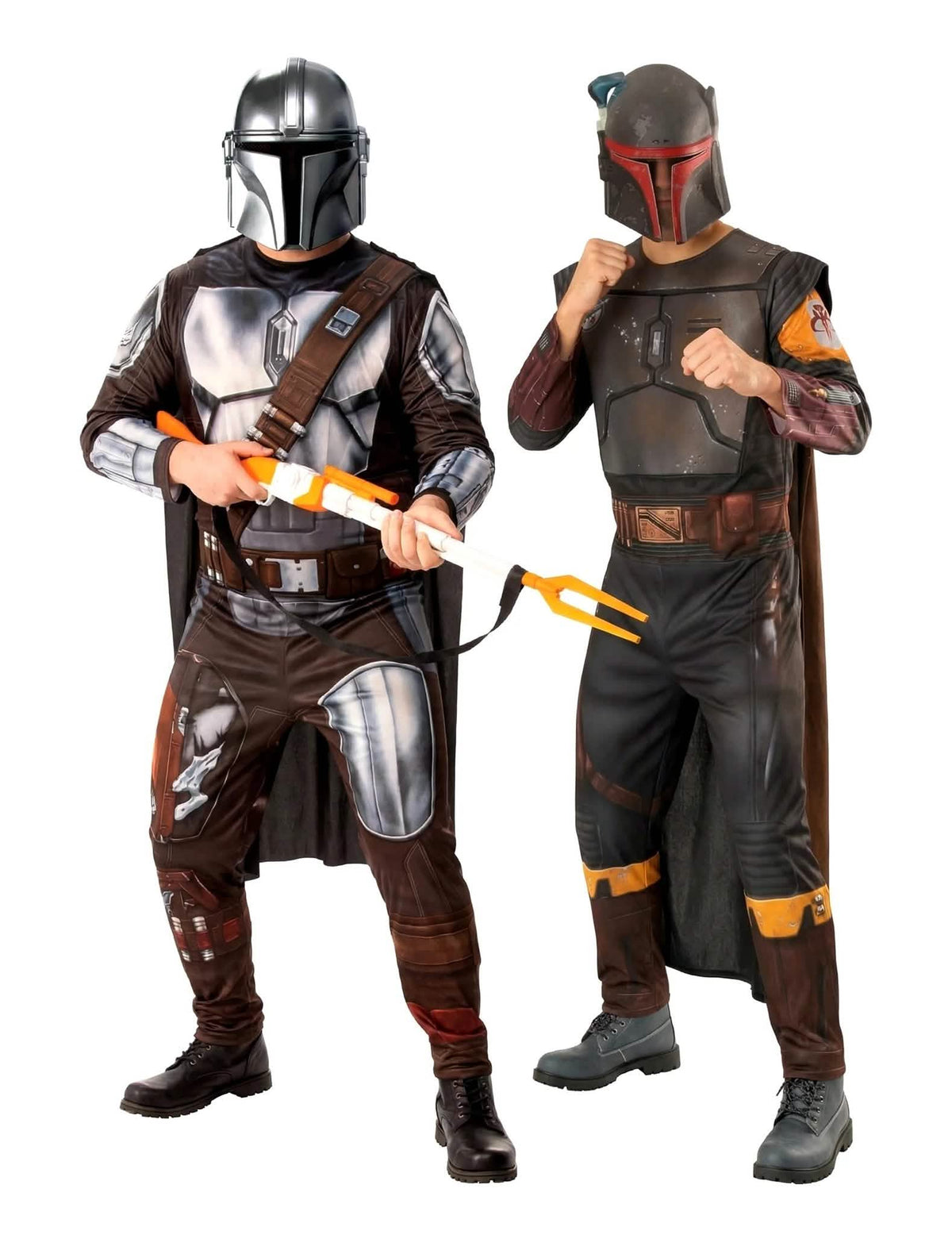 The Mandalorian en Boba Fett Star Wars™ koppelkostuum voor volwassenen