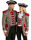 Déguisement de couple veste motif floral haut de gamme adulte