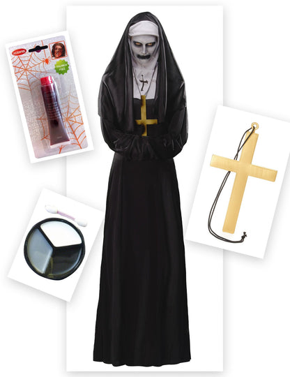 Pack déguisement nonne démoniaque femme