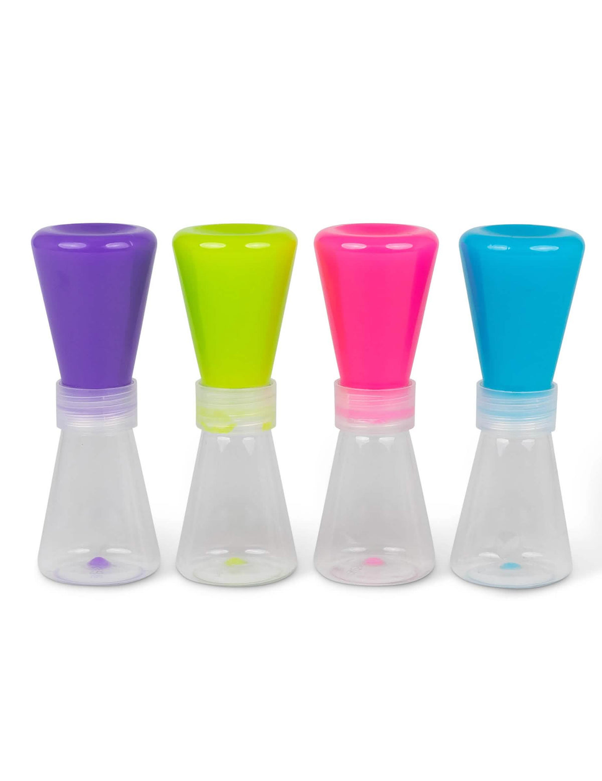 Assortiment des coloris du sablier slime fluide