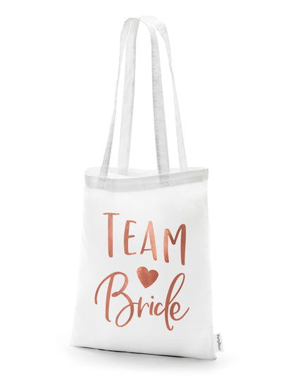 Mise en situation du tote bag Team Bride