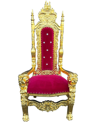 Luxe houten troon Sinterklaas