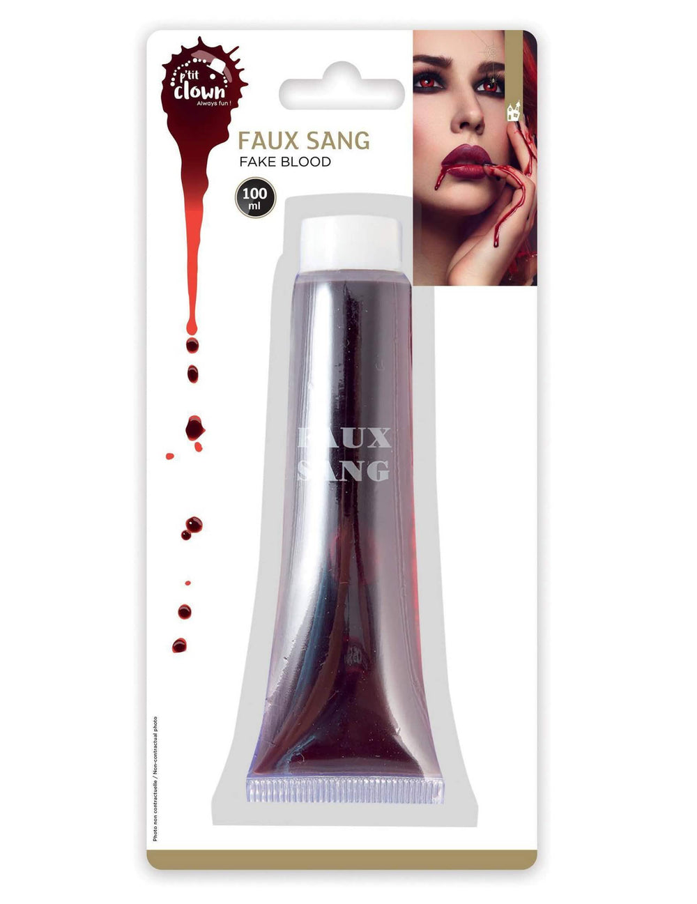 Halloween-nepbloed voor volwassenen rood 100 ml