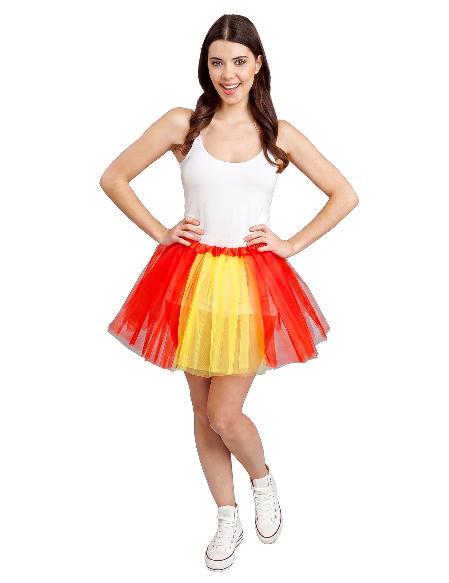 Tutu supporter rouge et jaune Espagne 39 cm