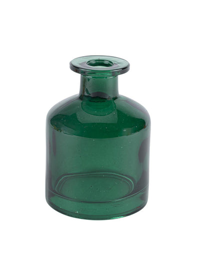 Vase en verre vert foncé 39 cl 11 cm