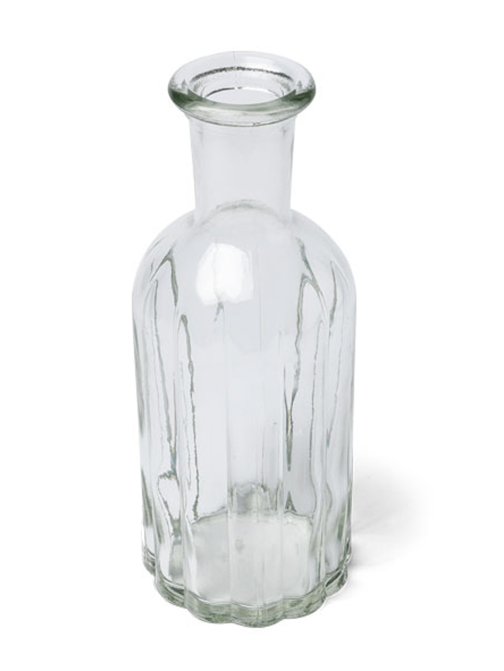 Vase en verre pour décoration transparent