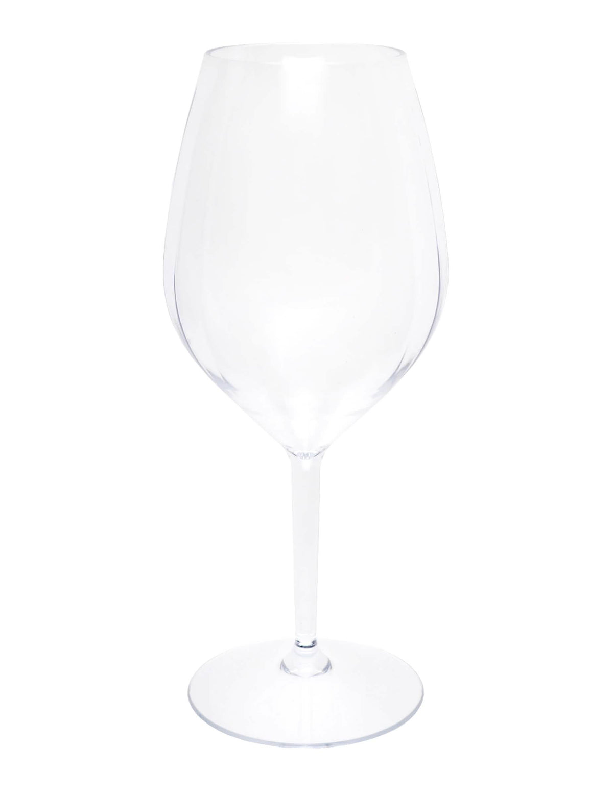 Verres à pied incassables pour réception transparents