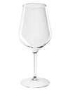 Wijnglas op voet plastic transparant 47 cl