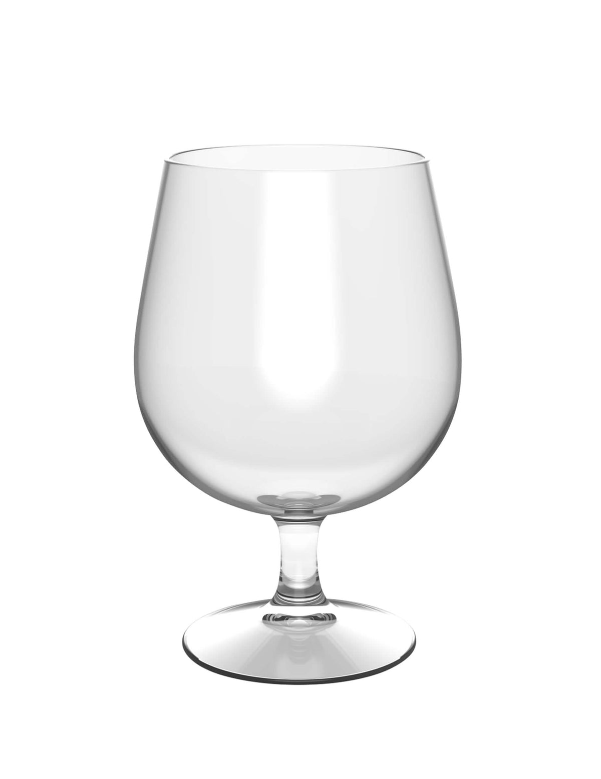 Verre ballon à bière plastique transparent 52 cl