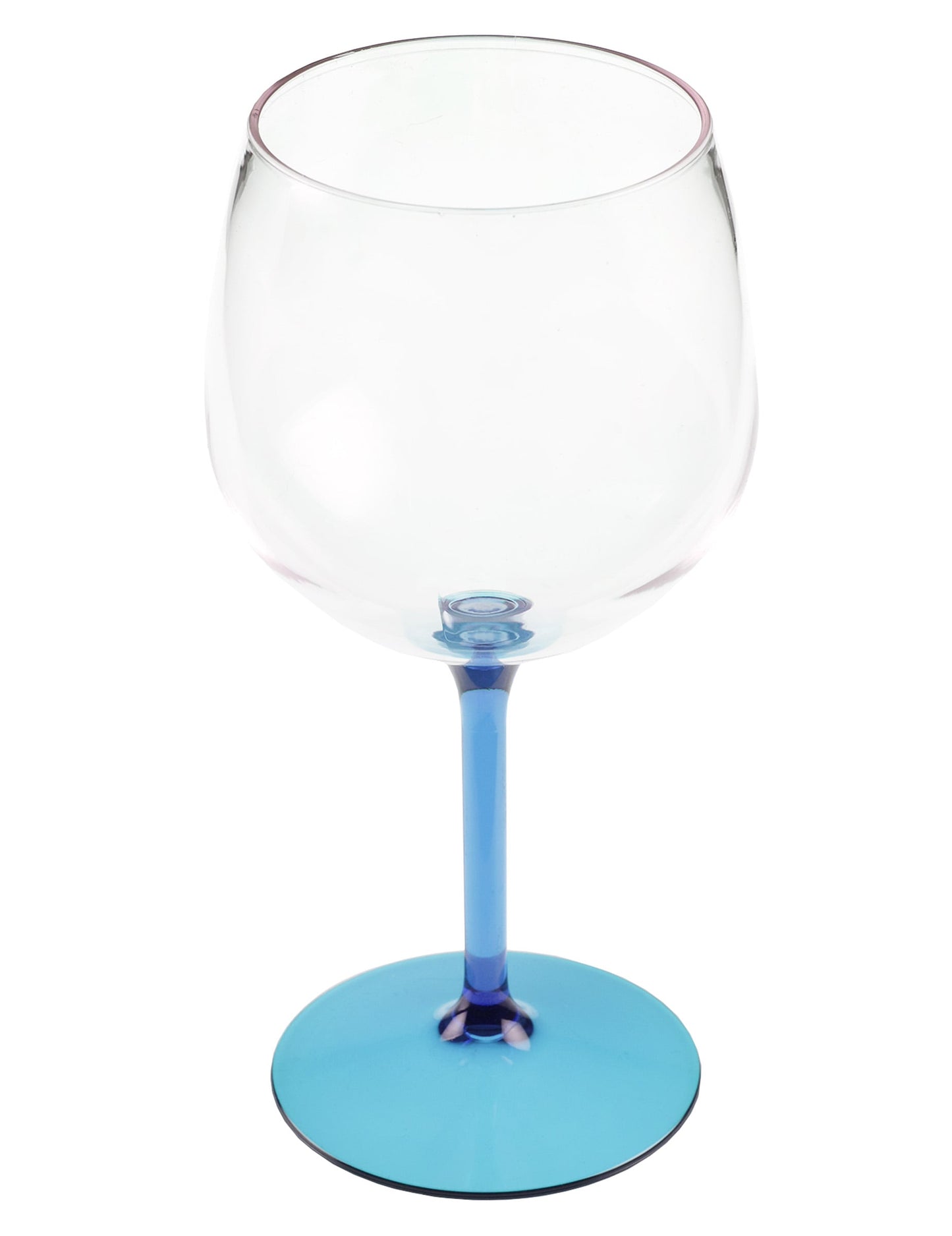 Verre ballon cocktail plastique bleu 58,2 cl