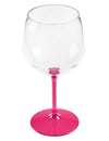 Fuchsia plastic cocktail balloon glas 58,2 cl