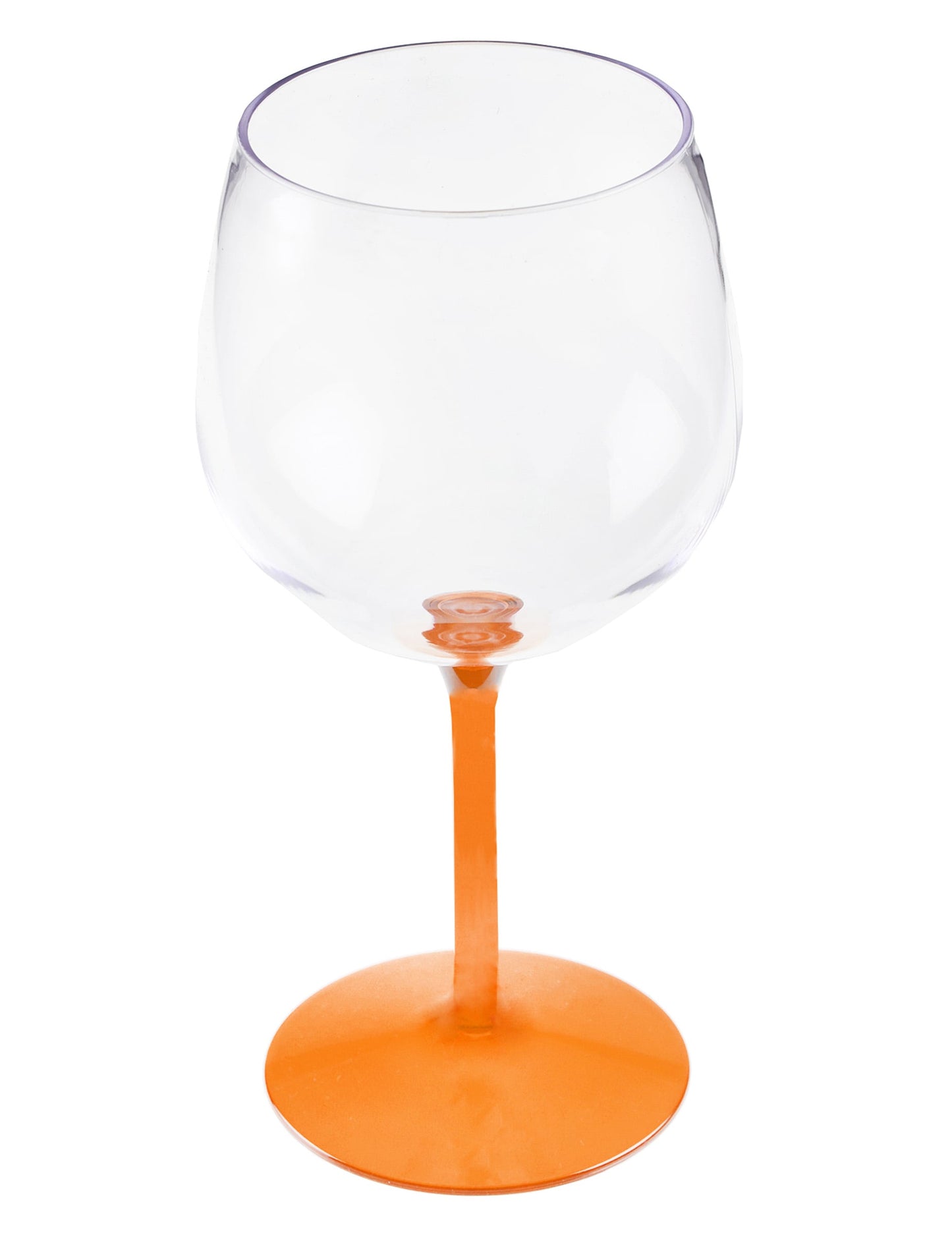 Oranje plastic cocktail balloon glas 58,2 cl