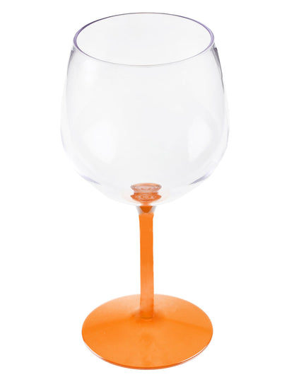 Oranje plastic cocktail balloon glas 58,2 cl