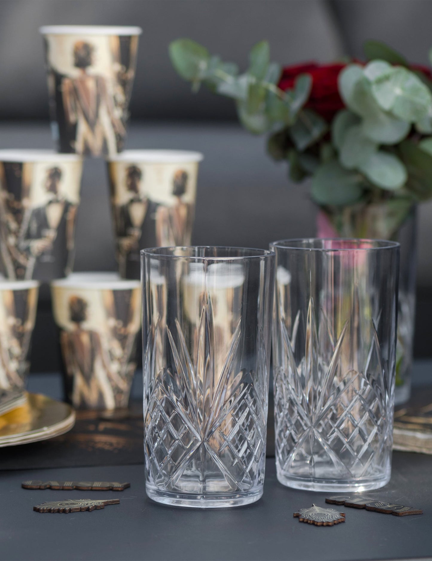 Transparant plastic glas 60 cl