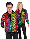 Veste à sequins tigrée multicolore adulte