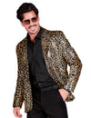 Veste de costume à sequins léopard adulte